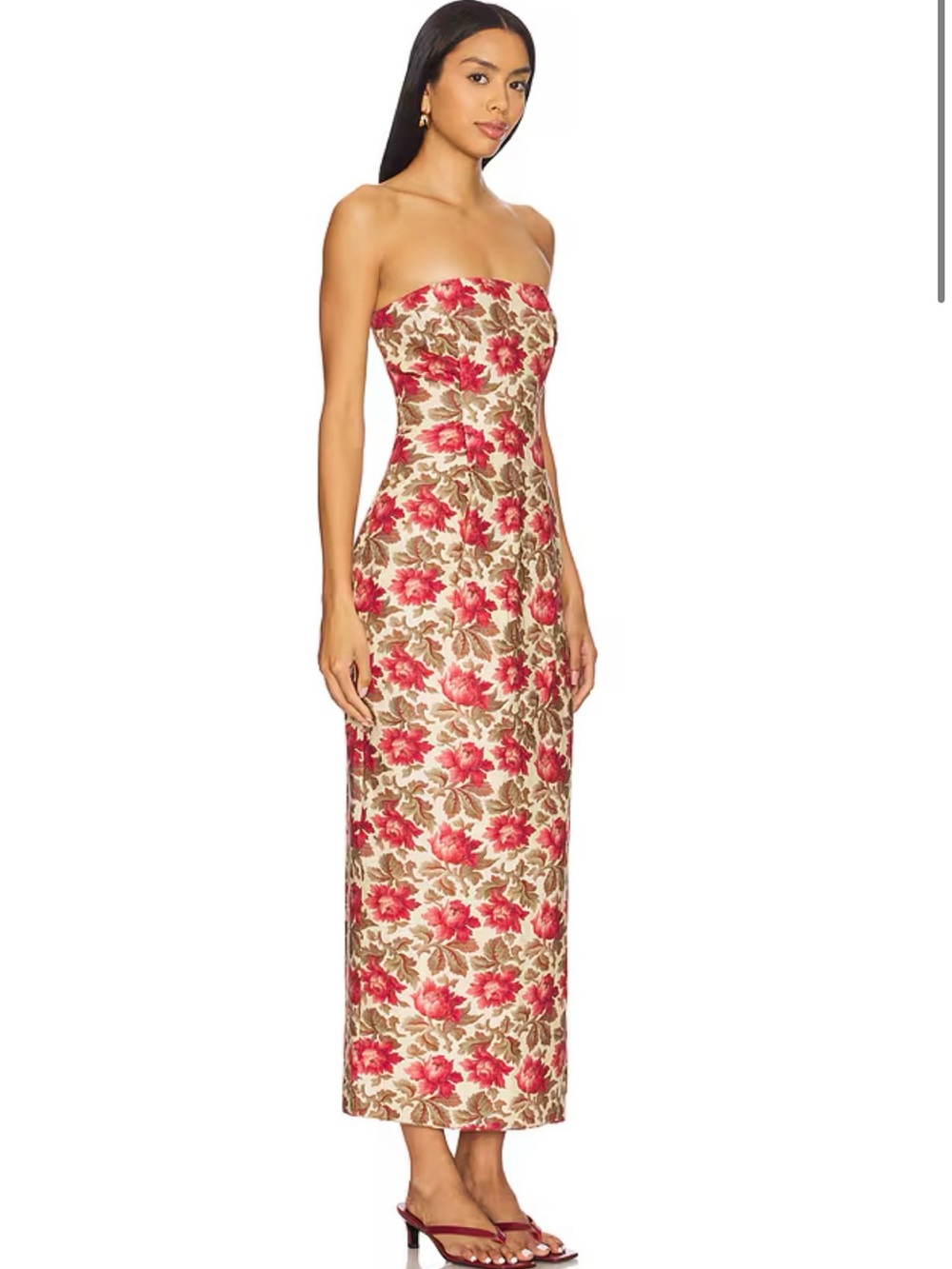 Posse NWT Rosalie Strapless Floral Maxi Dress